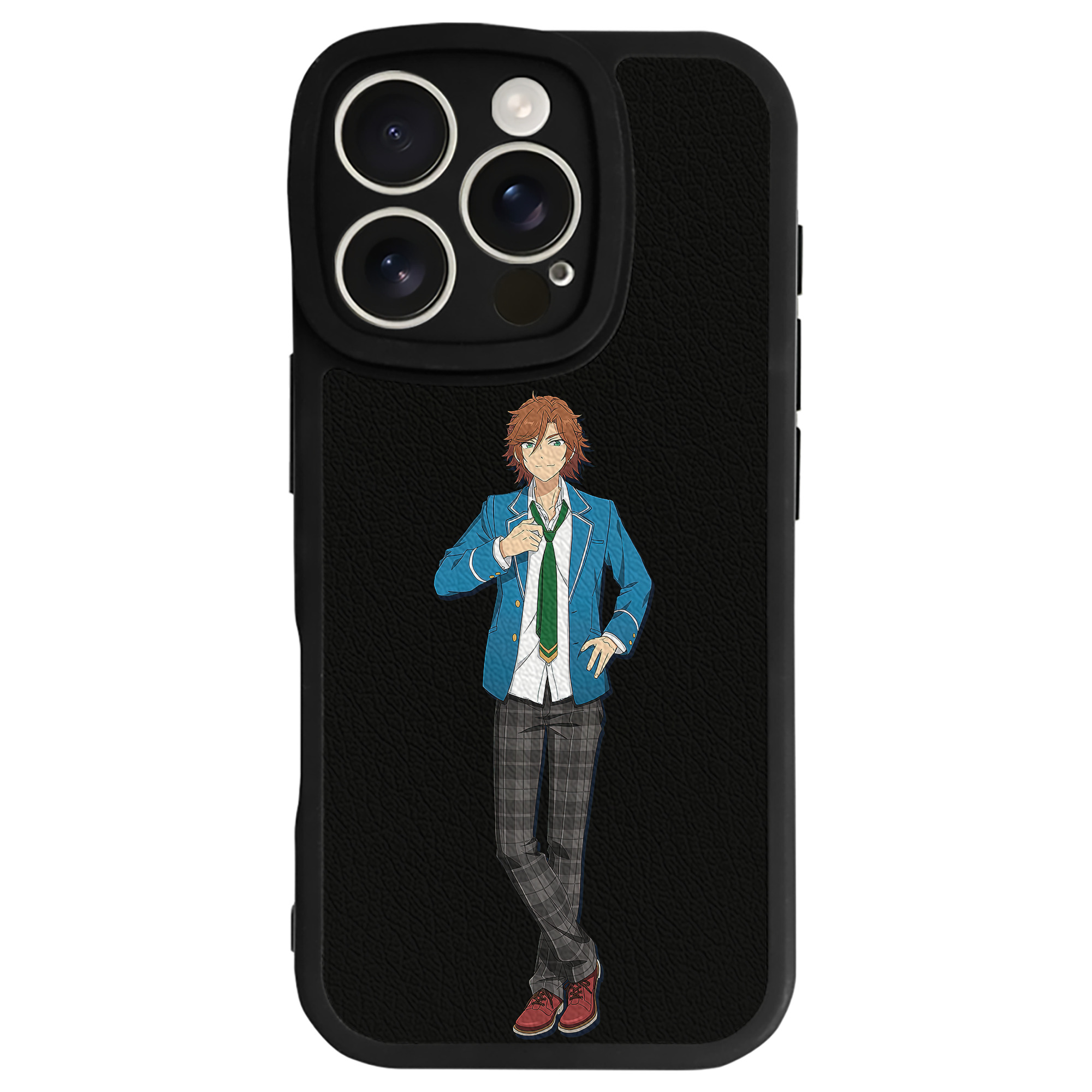 （画像用） あんさんぶるスターズ! Ensemble Stars 【iPhone 16シリーズ対応】シリコンスマホケース（レザー調） 材質：シリコン